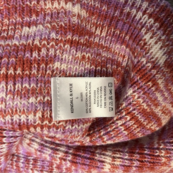 Kendall & Kylie Colorful Knit Tank Top size Large - Picture 5 of 5